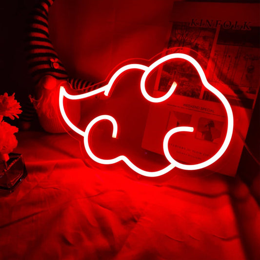 AKATSUKI CLOUD LED NEON SIGN - Neonicks