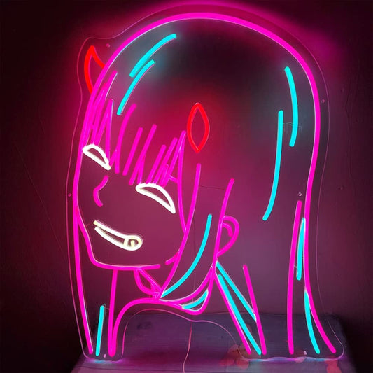 ANIME DEVIL GIRL LED NEON SIGN - Neonicks