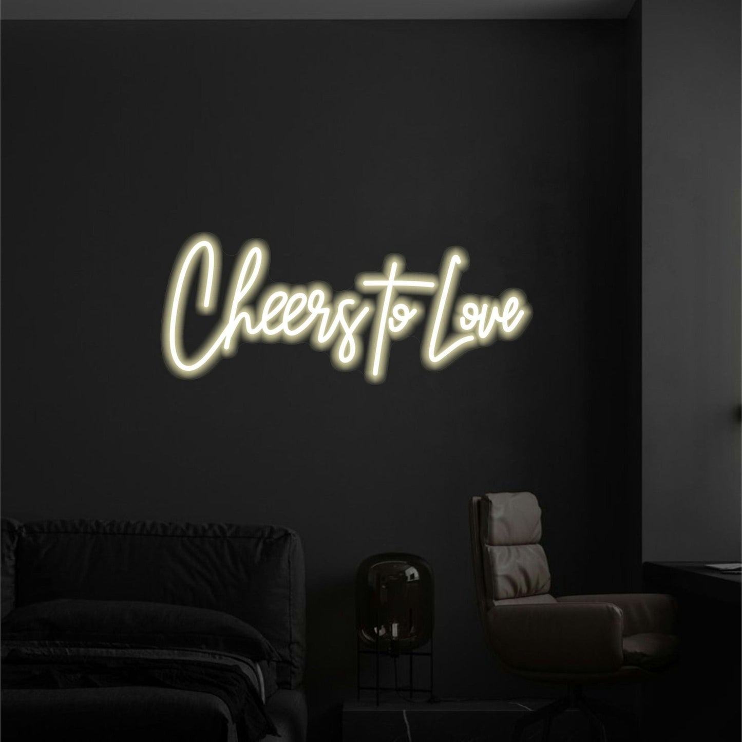 CHEERS TO LOVE LED NEON SIGN - Neonicks