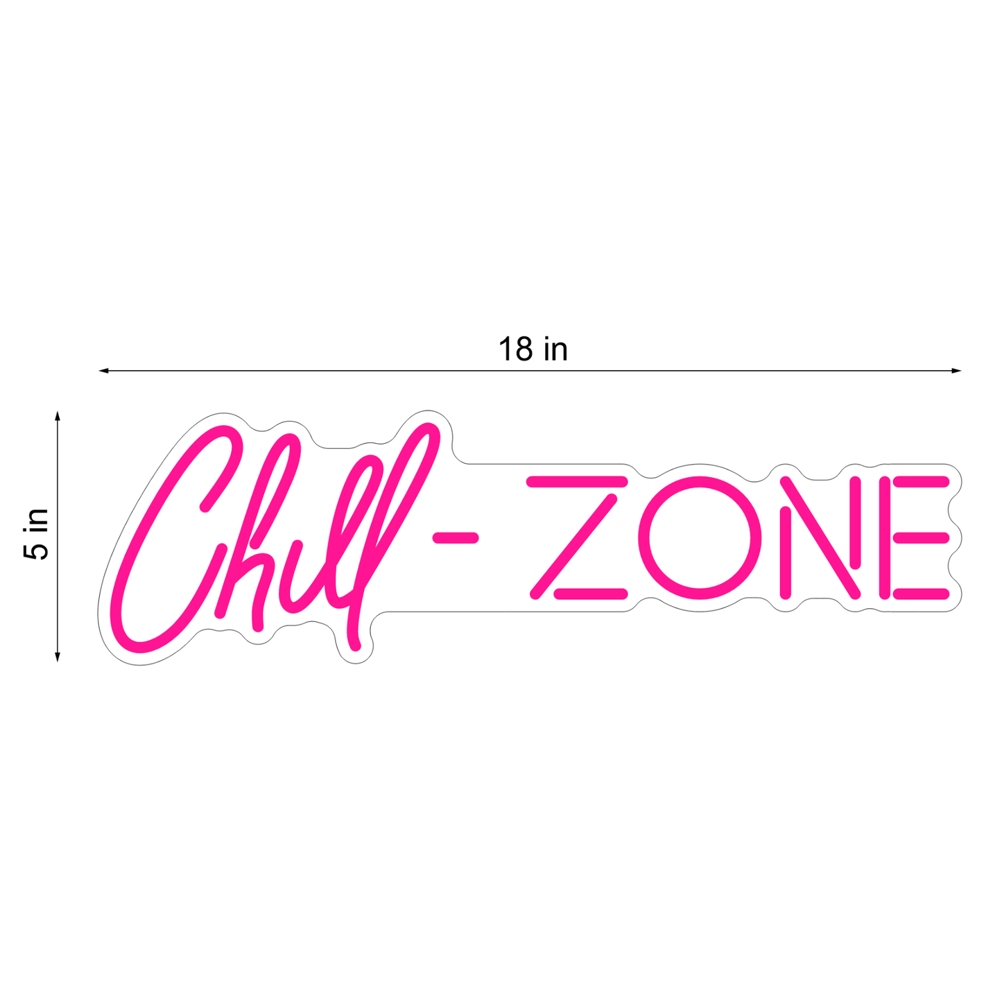 CHILL ZONE NEON SIGN - Neonicks