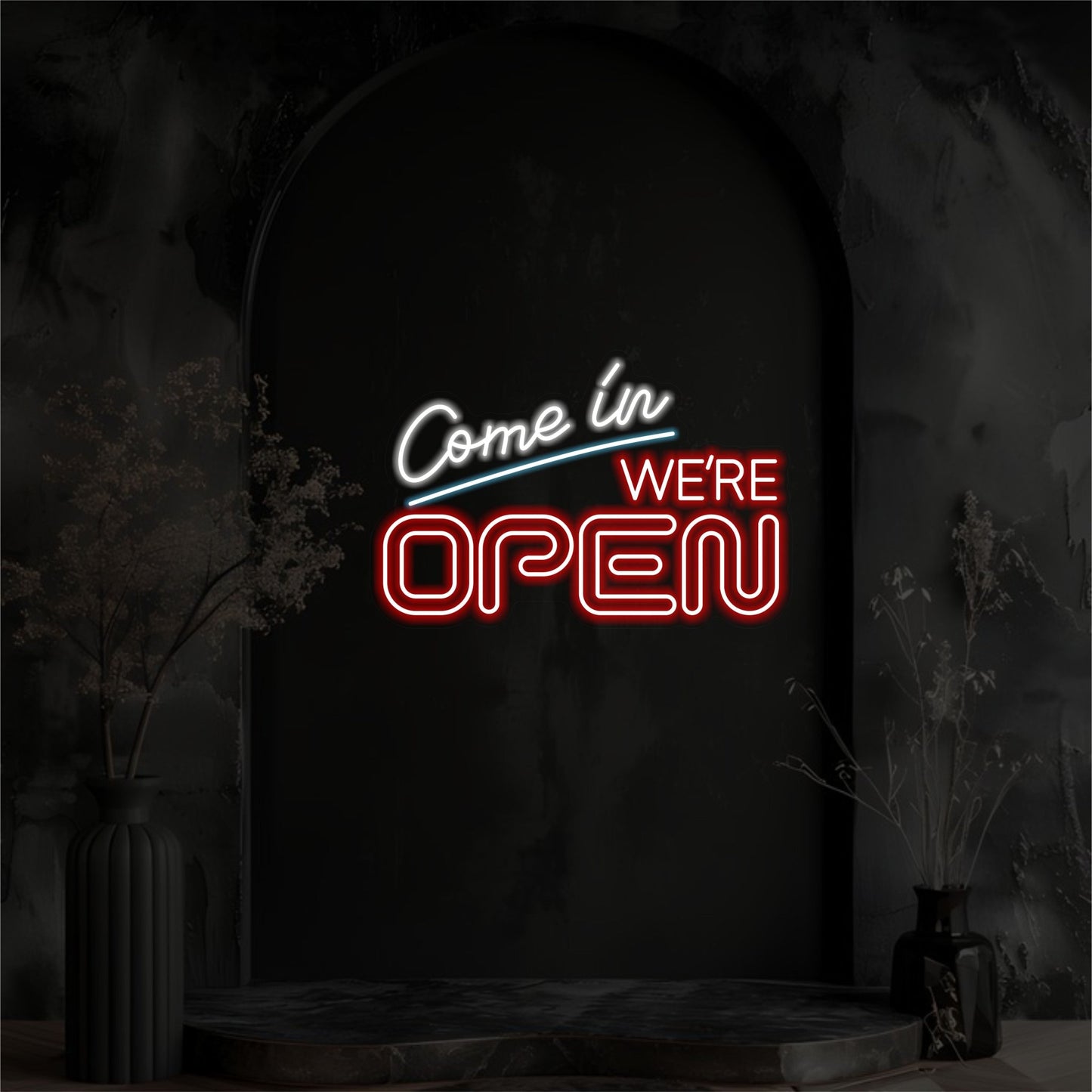 COME IN WE'RE OPEN LED NEON SIGN - Neonicks