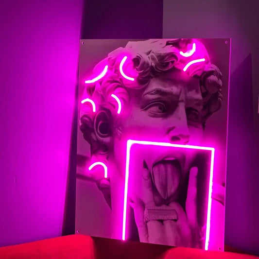 DAVID STATUE UV CANVAS - Neonicks