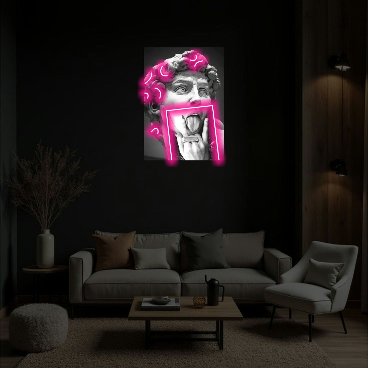 DAVID STATUE UV CANVAS - Neonicks