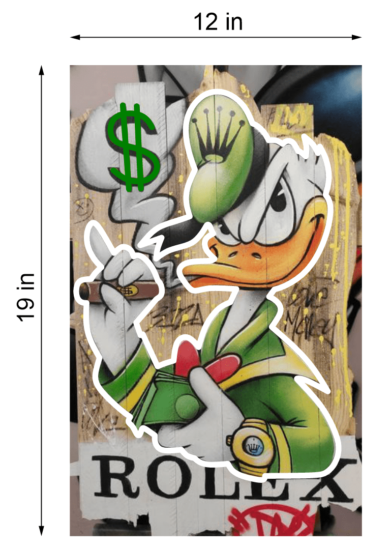 DONALD DUCK ROLEX NEON SIGN - Neonicks