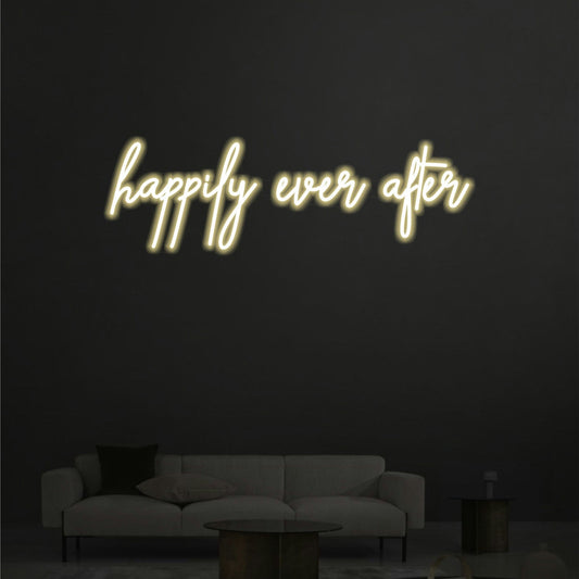 HAPPILY EVER AFTER NEON SIGN - Neonicks