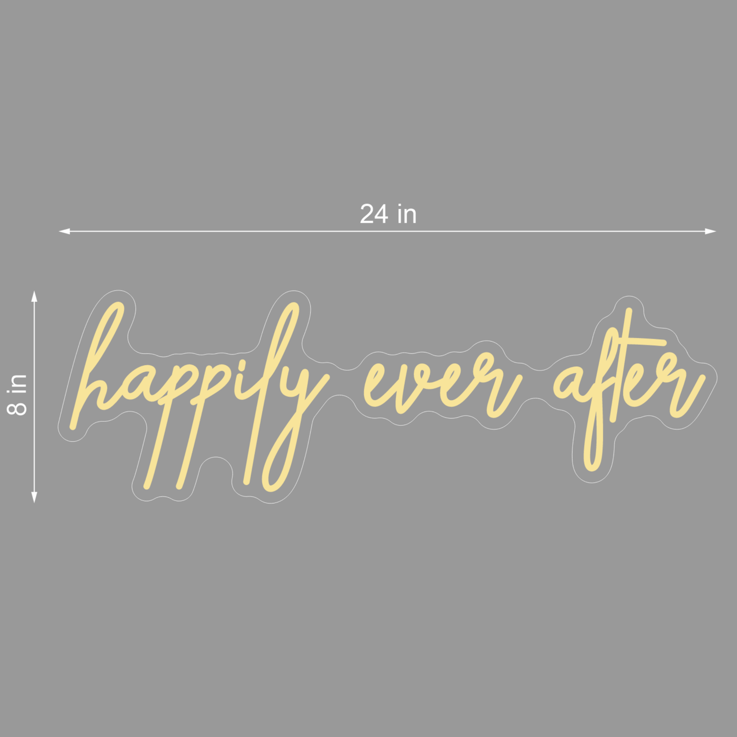 HAPPILY EVER AFTER NEON SIGN - Neonicks