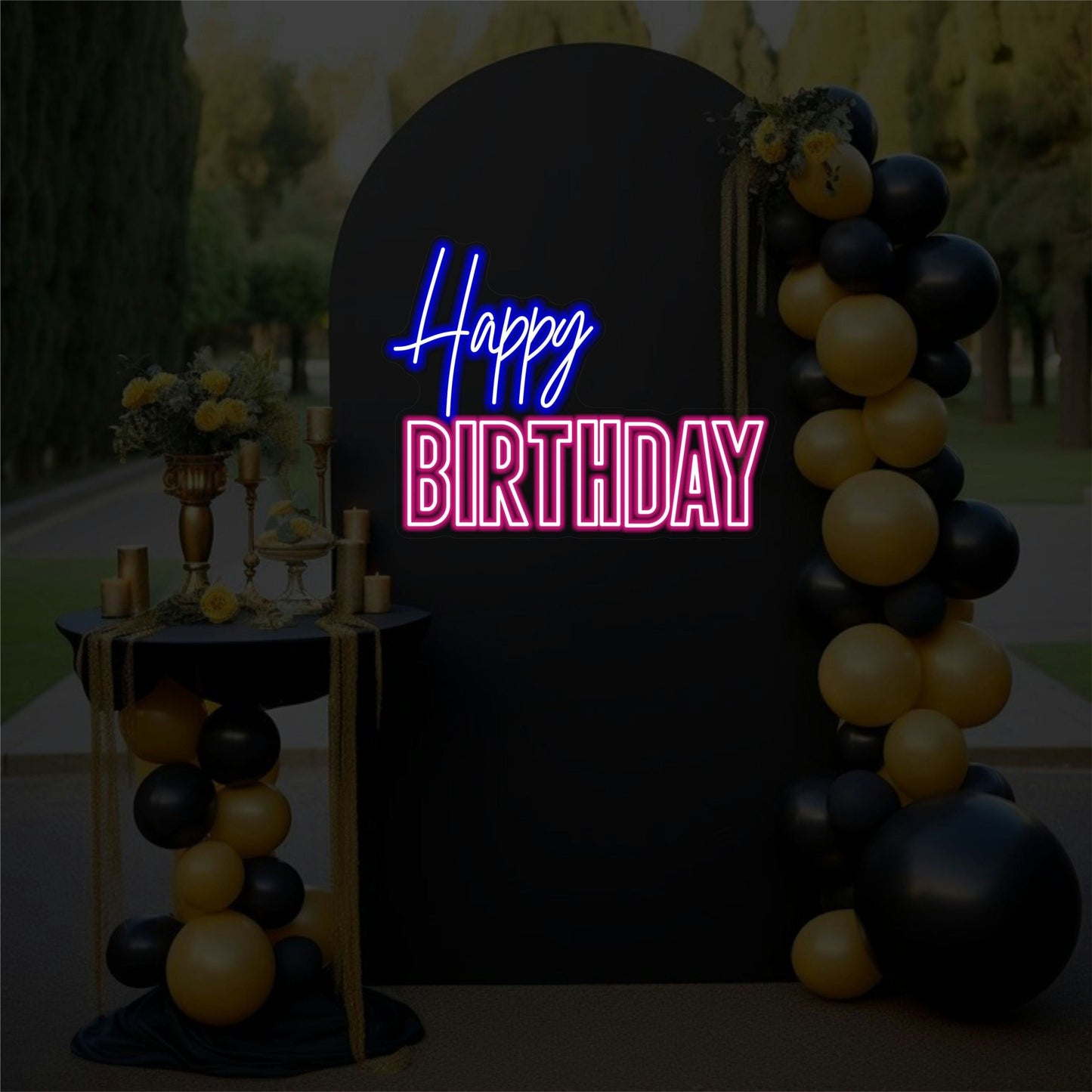 HAPPY BIRTHDAY NEON SIGN 2 - Neonicks