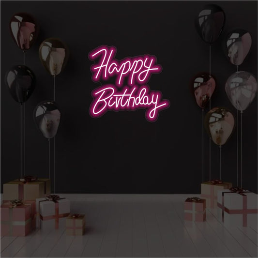 Happy Birthday Neon Sign - Neonicks