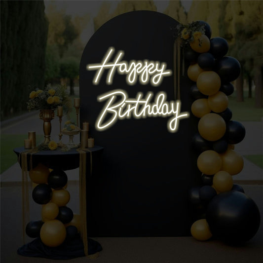 HAPPY BIRTHDAY NEON SIGN 3 - Neonicks