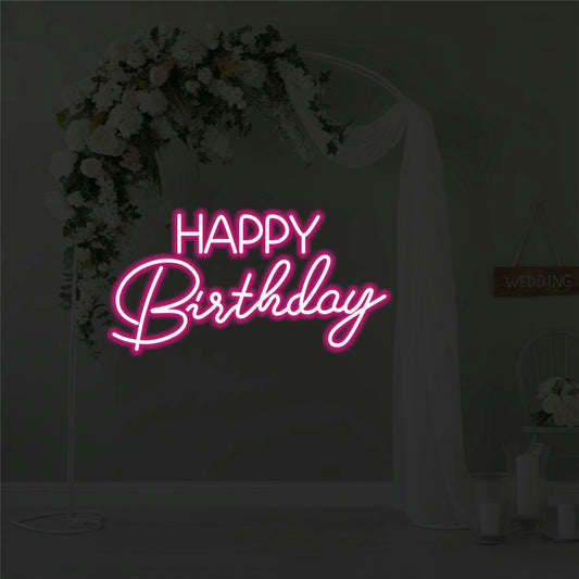 HAPPY BIRTHDAY NEON SIGN 7 - Neonicks