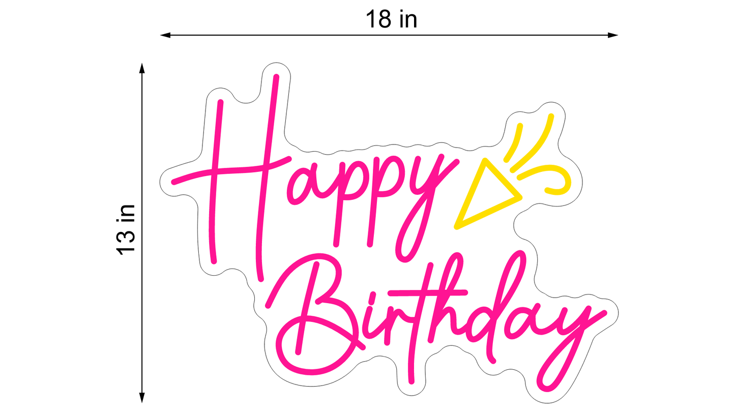 Happy Birthday Party Neon - Neonicks