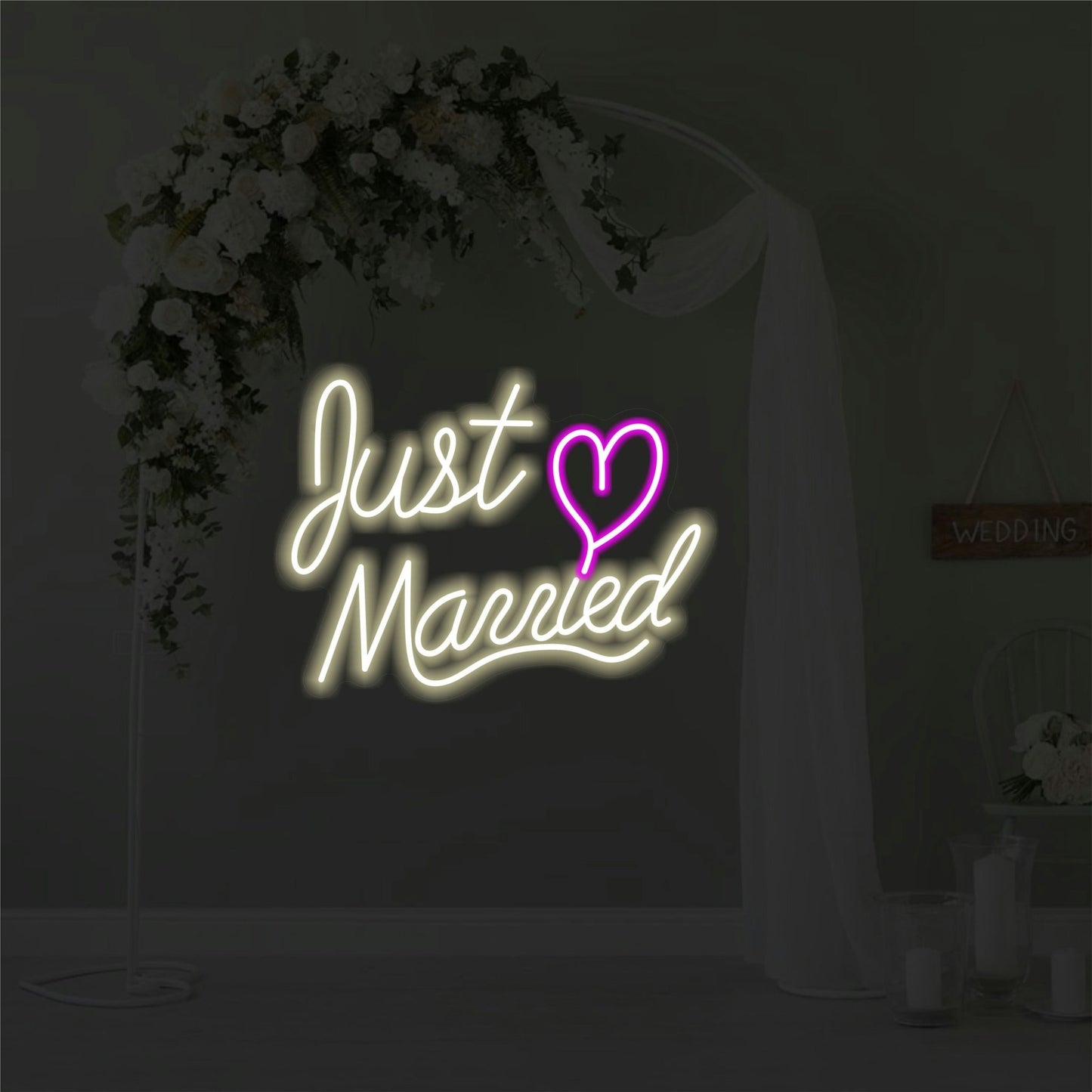 JUST MARRIED NEON SIGN - Neonicks