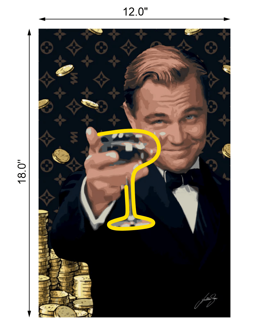 LEONARDO NEON CHEERS WALL ART - Neonicks