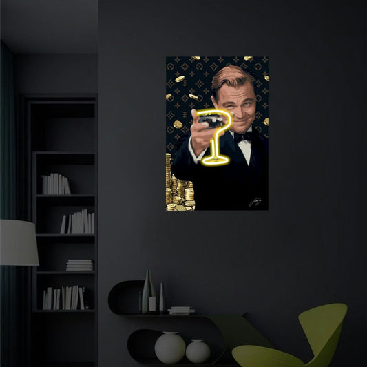 LEONARDO NEON CHEERS WALL ART - Neonicks