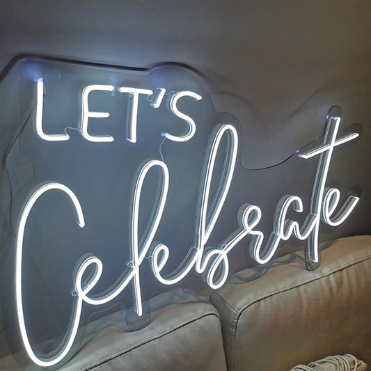 LET’S CELEBRATE NEON SIGN - Neonicks