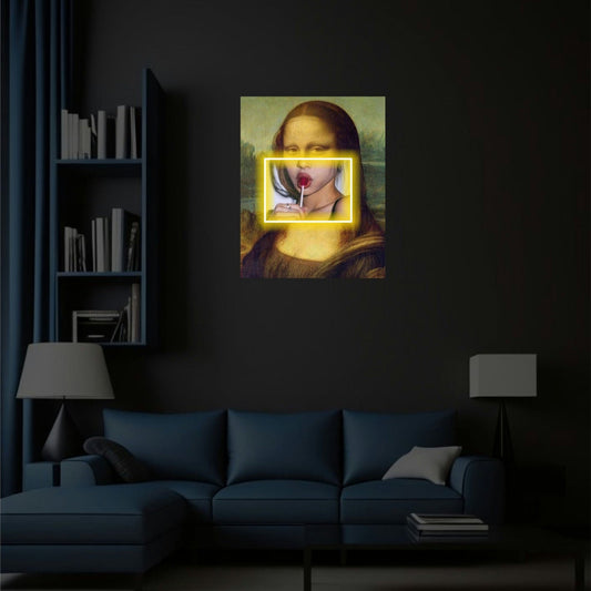 MONA LISA NEON POP ART - Neonicks
