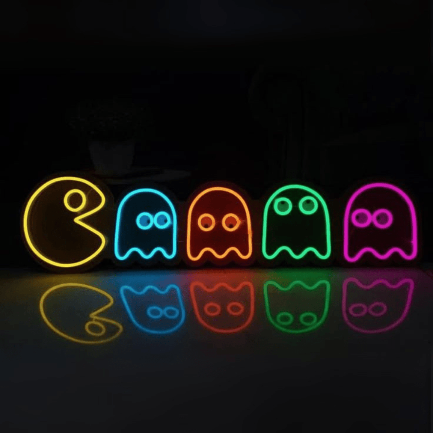 PAC - MAN GHOSTS NEON SIGN - Neonicks