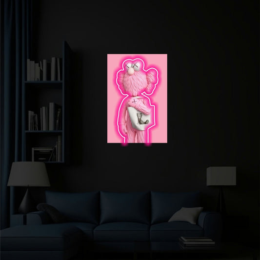 PINK COMPANION NEON WALL SIGN - Neonicks