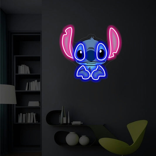 STITCH INSPIRED NEON WALL SIGN - Neonicks