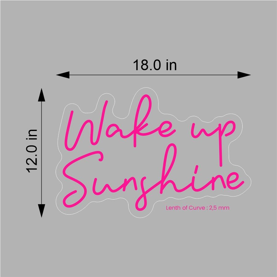 Wake Up Sunshine Neon - Neonicks