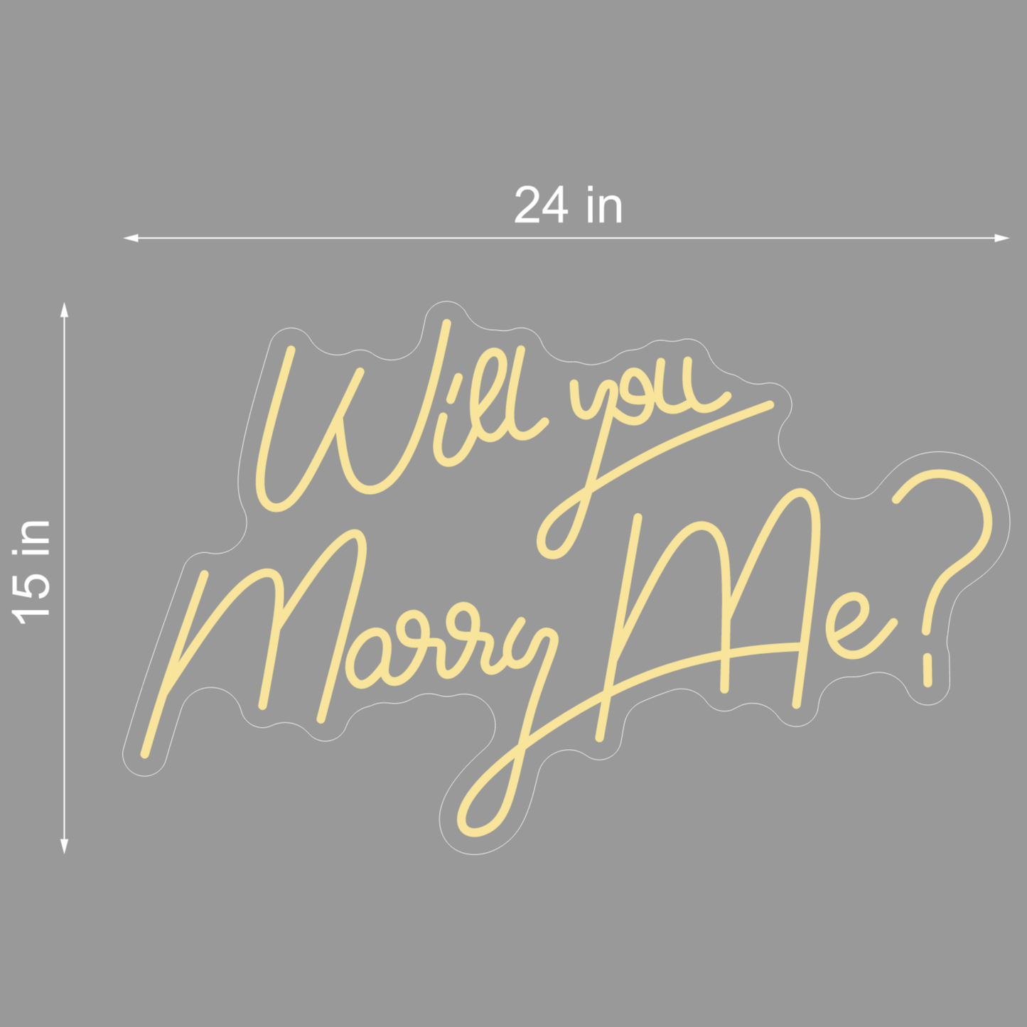 WILL YOU MARRY ME NEON SIGN 2 - Neonicks