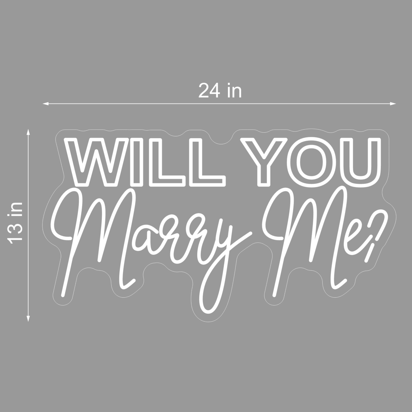 WILL YOU MARRY ME NEON SIGN - Neonicks