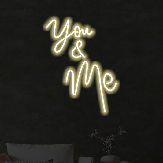 YOU & ME LED NEON SIGN - Neonicks