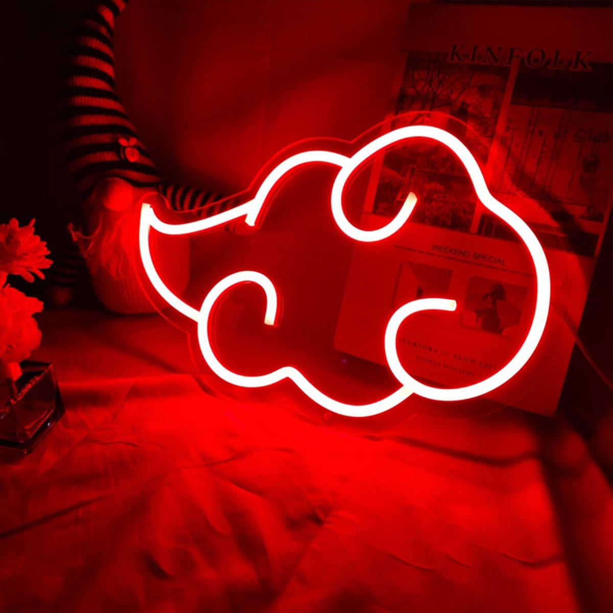 AKATSUKI CLOUD LED NEON SIGN - Neonicks