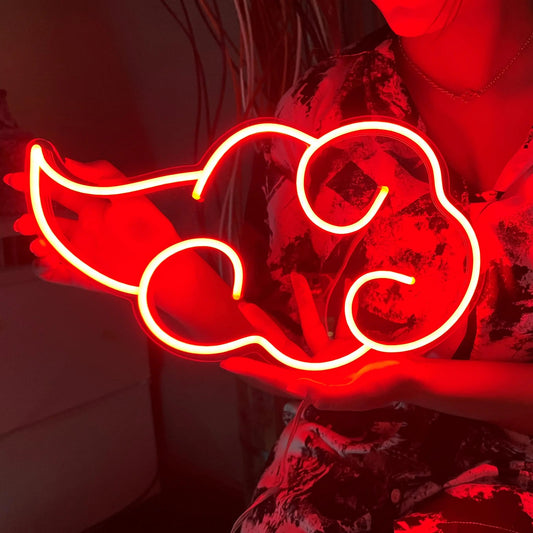 AKATSUKI CLOUD LED NEON SIGN - Neonicks