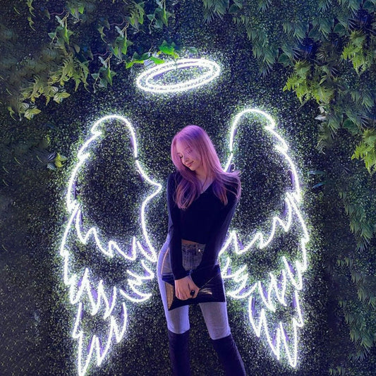 ANGEL WINGS & HALO NEON SIGN - 3 - Neonicks