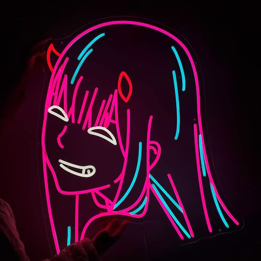 ANIME DEVIL GIRL LED NEON SIGN - Neonicks