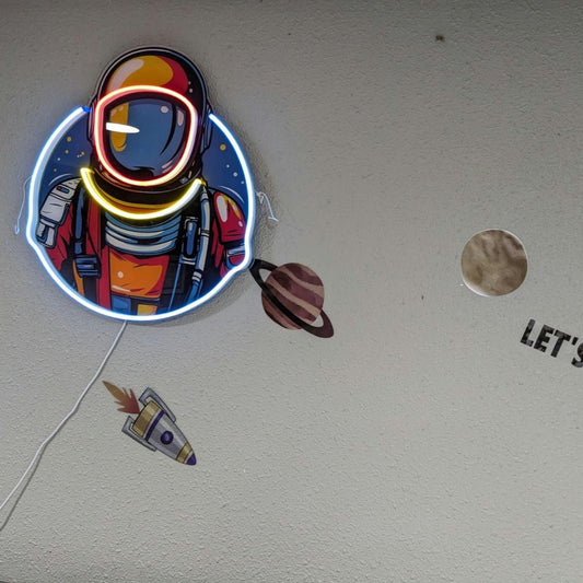 ASTRONAUT UV PRINTED NEON SIGN - Neonicks
