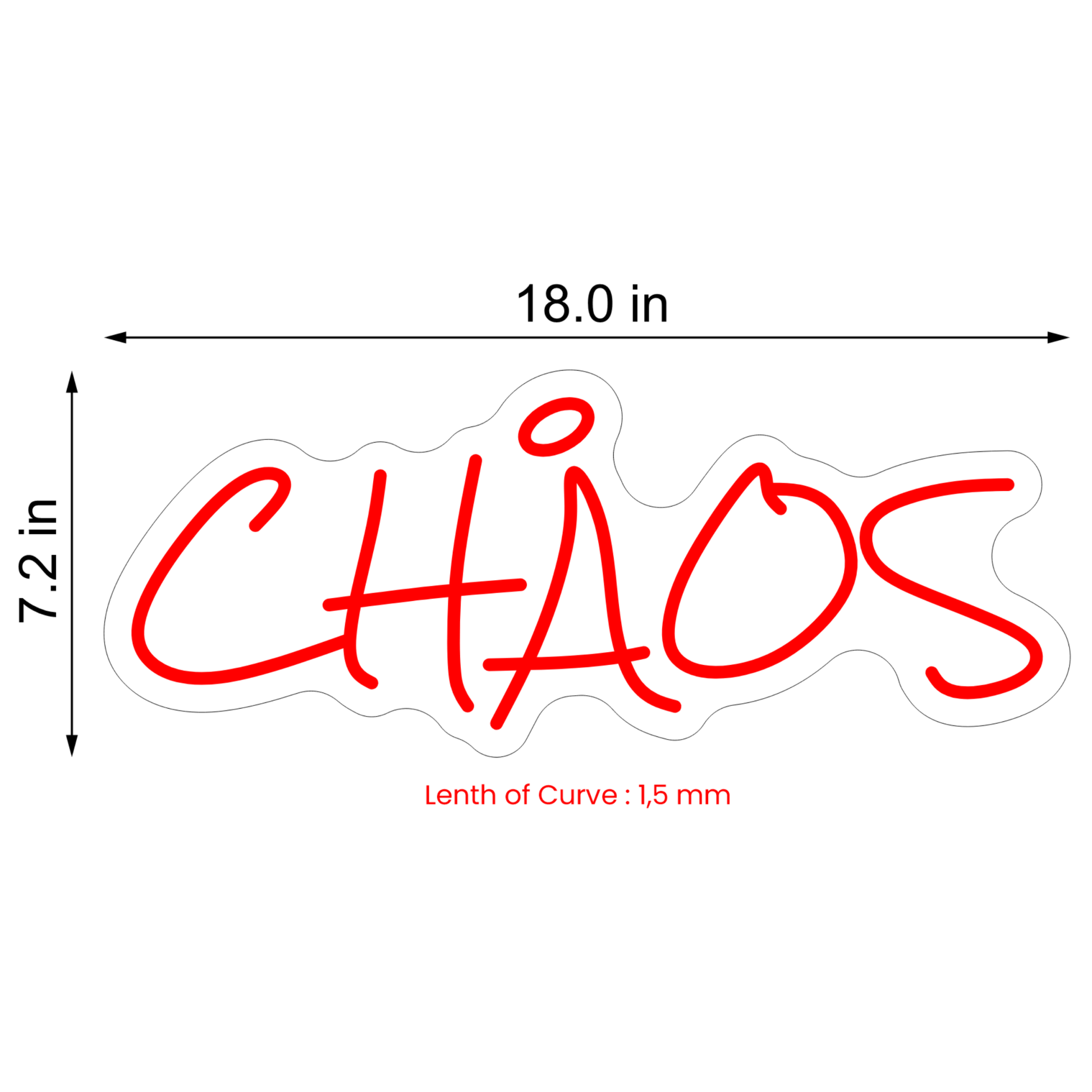CHAOS NEON SIGN - Neonicks