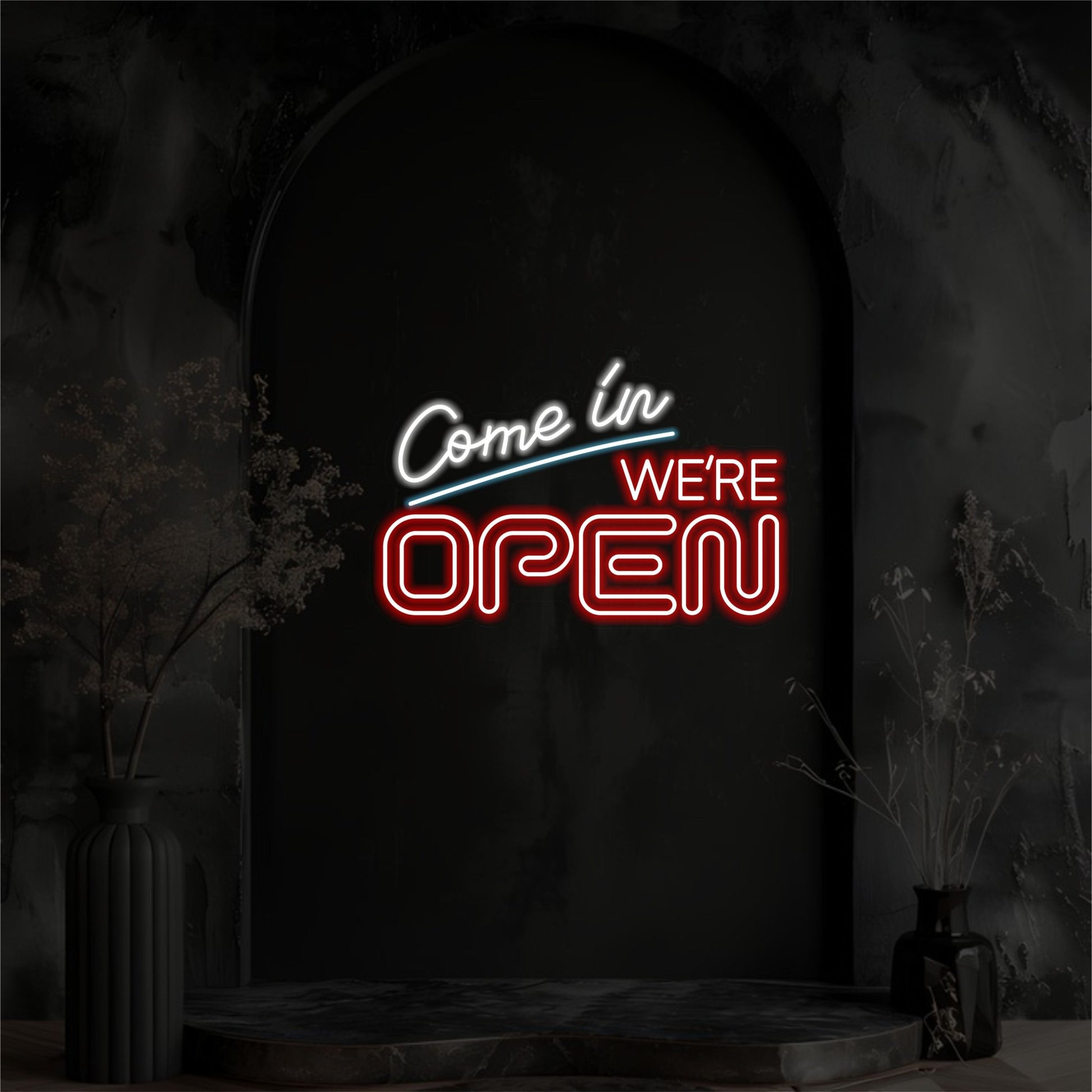 COME IN WE'RE OPEN LED NEON SIGN - Neonicks
