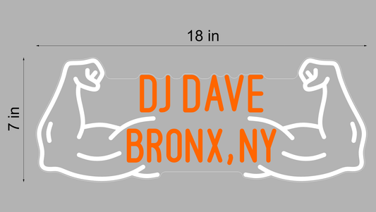 Custom Sign for David Rivera - Neonicks