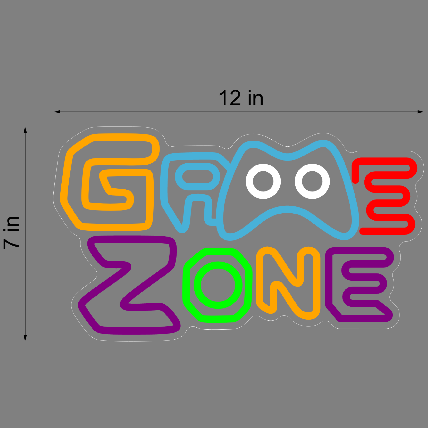 GAME ZONE NEON SIGN - Neonicks