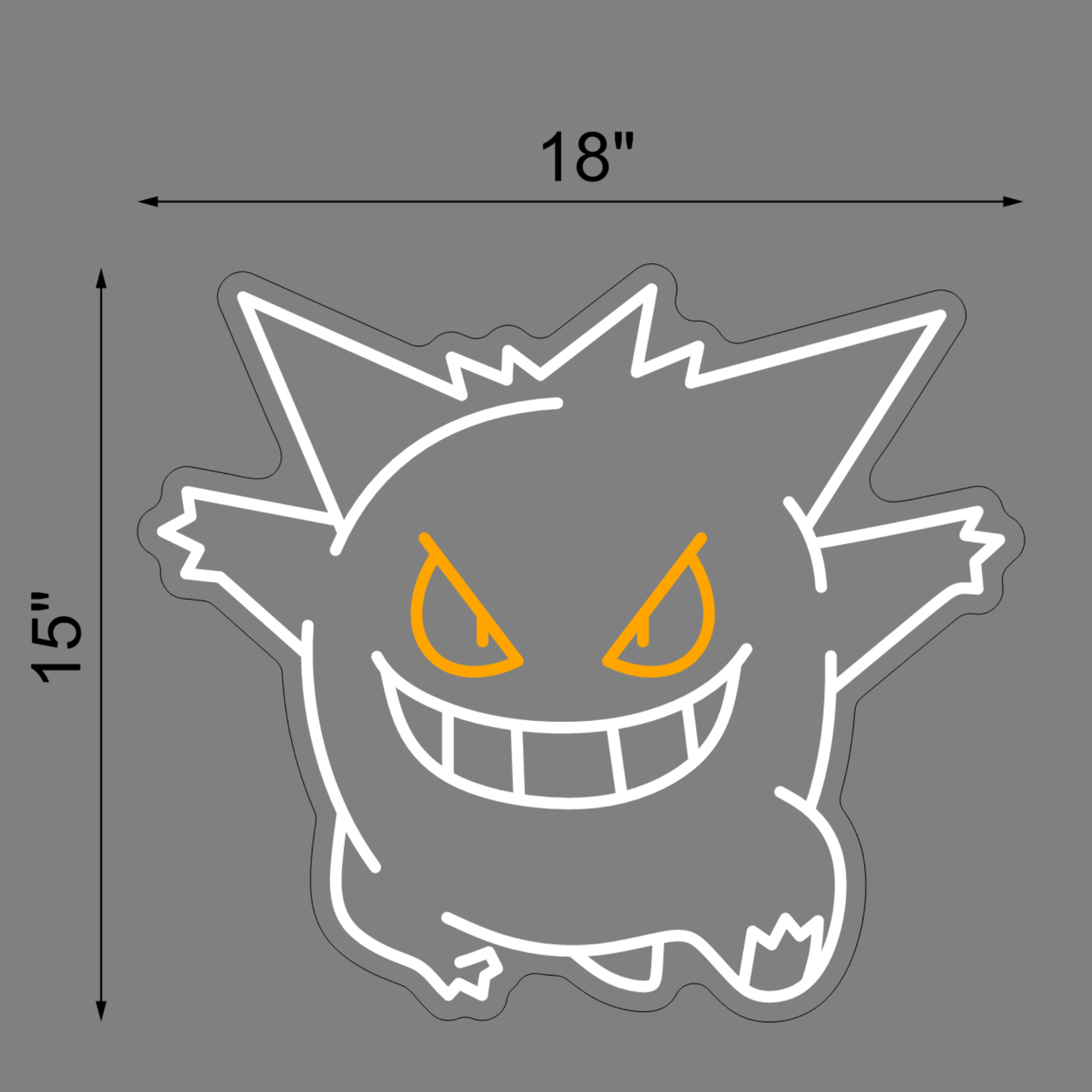 GENGAR LED NEON SIGN - Neonicks