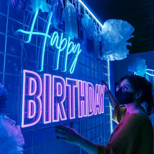 HAPPY BIRTHDAY NEON SIGN 2 - Neonicks