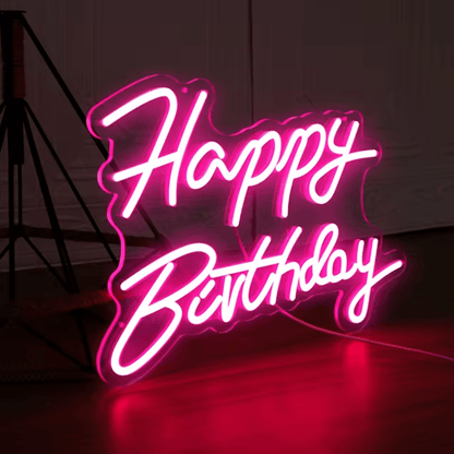 Happy Birthday Neon Sign - Neonicks