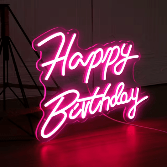 Happy Birthday Neon Sign - Neonicks