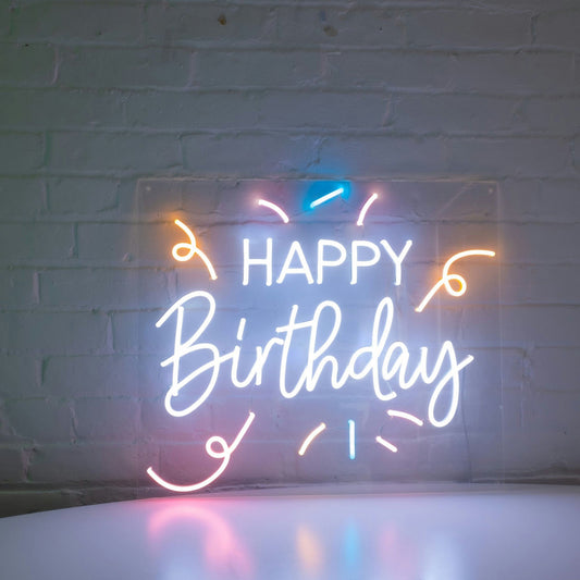 HAPPY BIRTHDAY NEON SIGN 5 - Neonicks