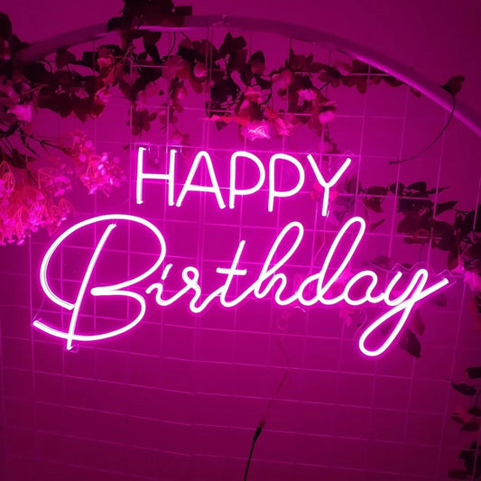 HAPPY BIRTHDAY NEON SIGN 7 - Neonicks