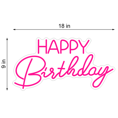 HAPPY BIRTHDAY NEON SIGN 7 - Neonicks
