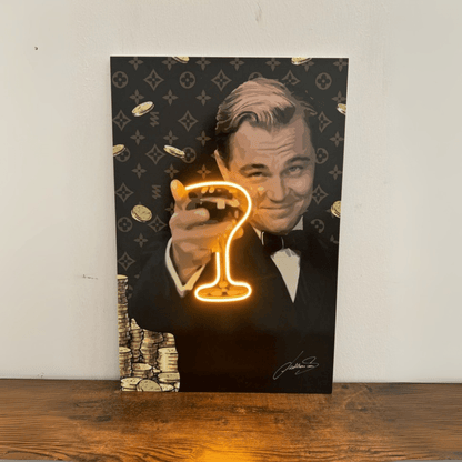 LEONARDO NEON CHEERS WALL ART - Neonicks