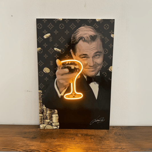 LEONARDO NEON CHEERS WALL ART - Neonicks