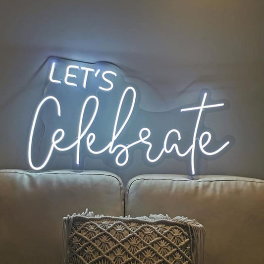 LET’S CELEBRATE NEON SIGN - Neonicks