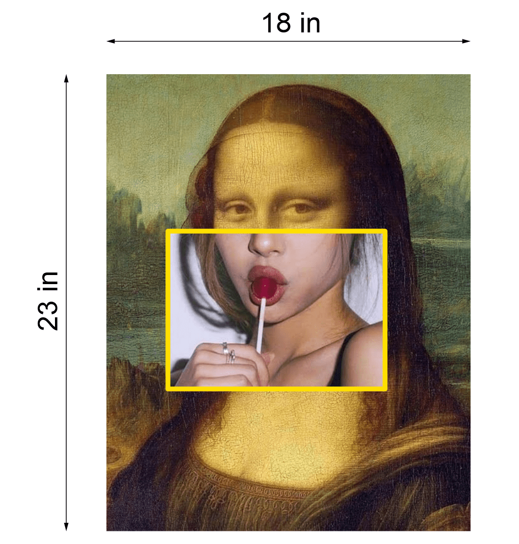 MONA LISA NEON POP ART - Neonicks