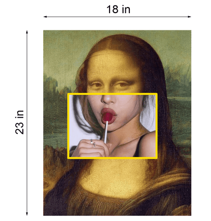 MONA LISA NEON POP ART - Neonicks