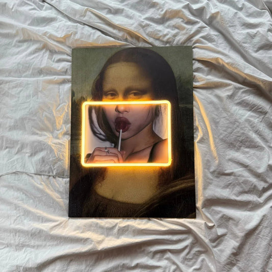 MONA LISA NEON POP ART - Neonicks