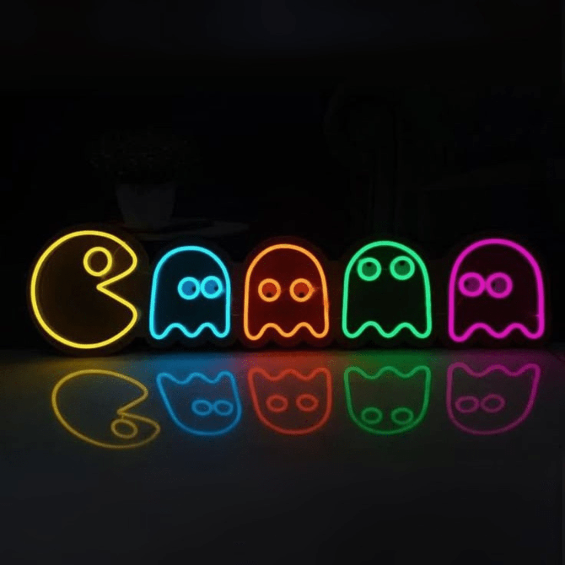 PAC - MAN GHOSTS NEON SIGN - Neonicks